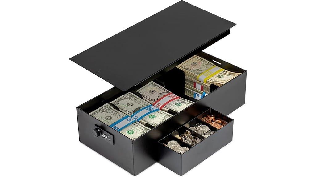 secure cash storage box