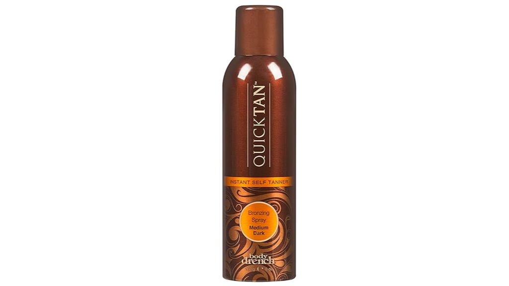 self tanner bronzing spray