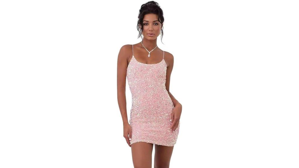 sequin teen homecoming dress