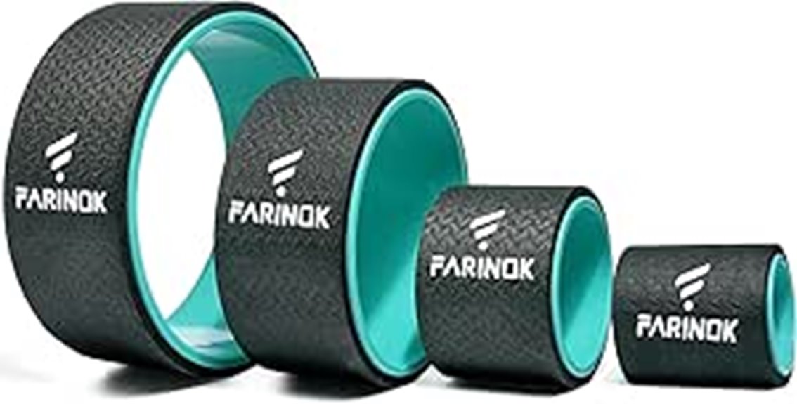set of 4 yoga wheels