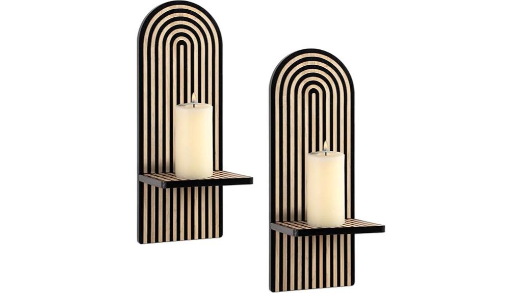 set of two wall sconces