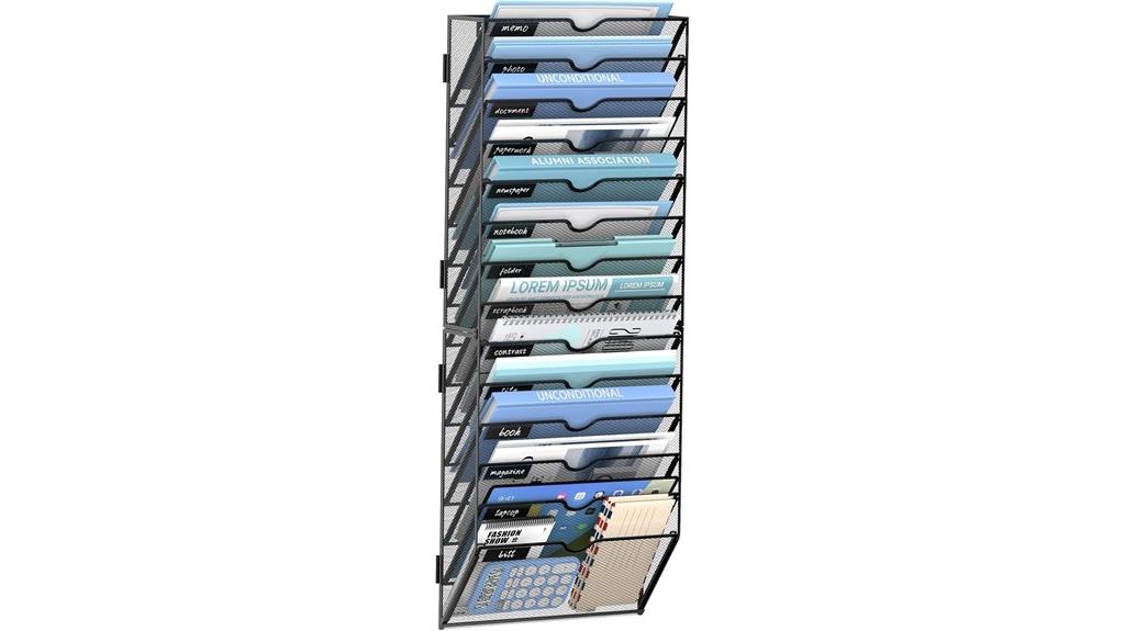 seven tier wall organizer