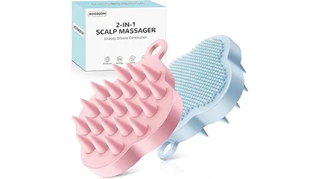 silicone hair growth massagers