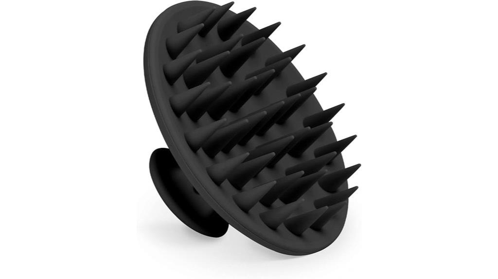 silicone scalp massage brush