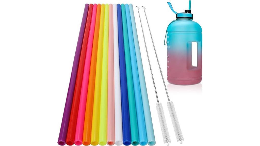 silicone straws for stanley