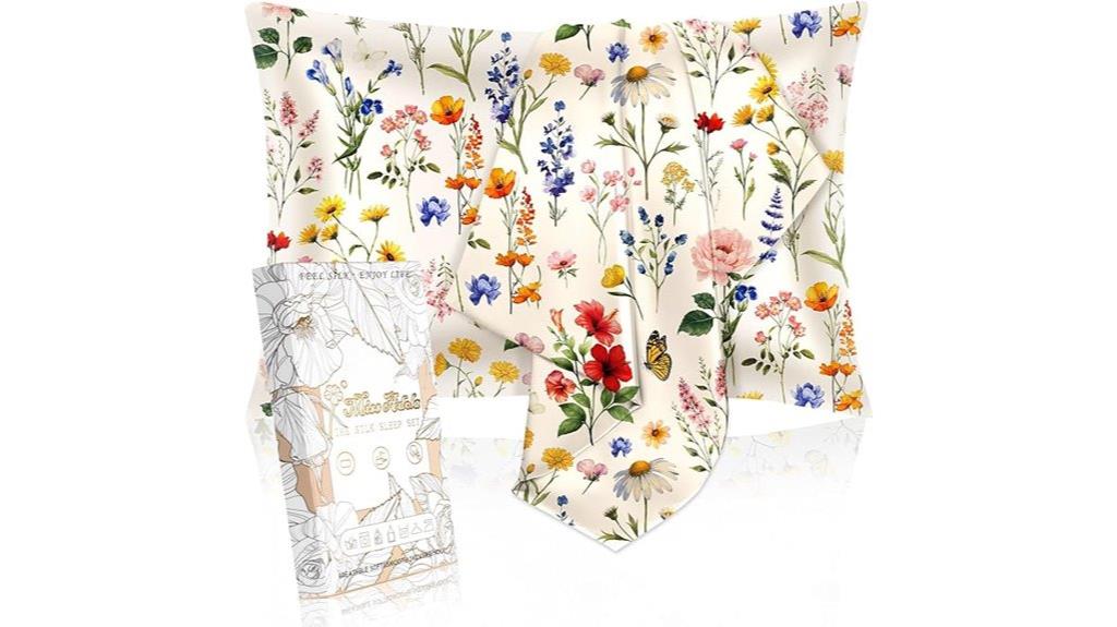 silk pillowcase set pack