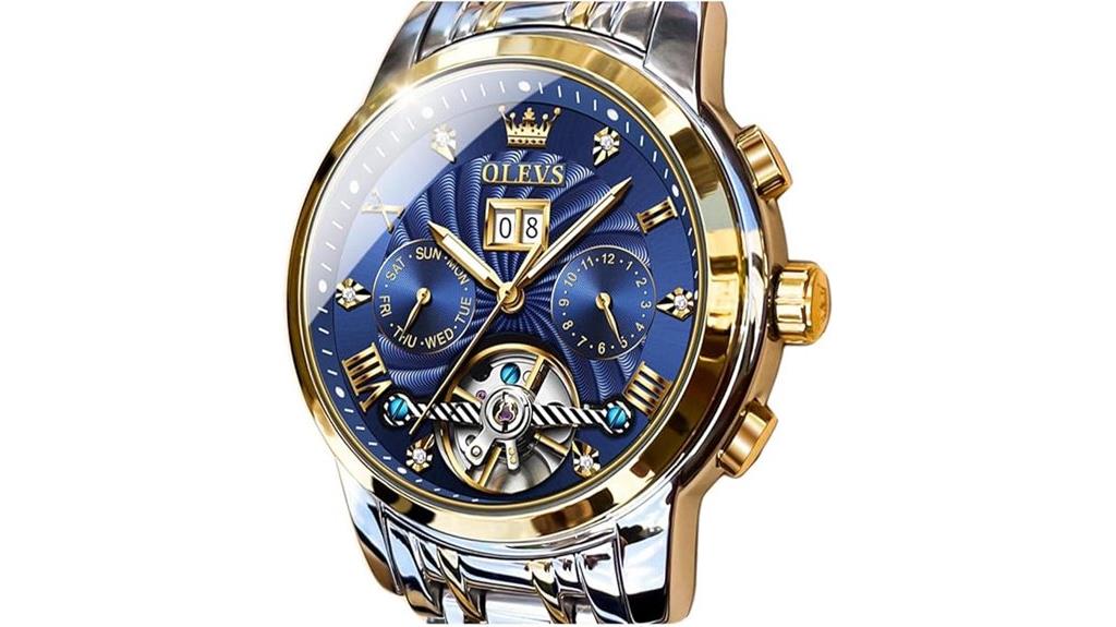 skeleton men s automatic watch