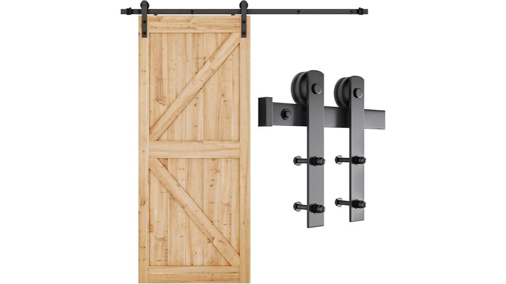 sliding barn door track