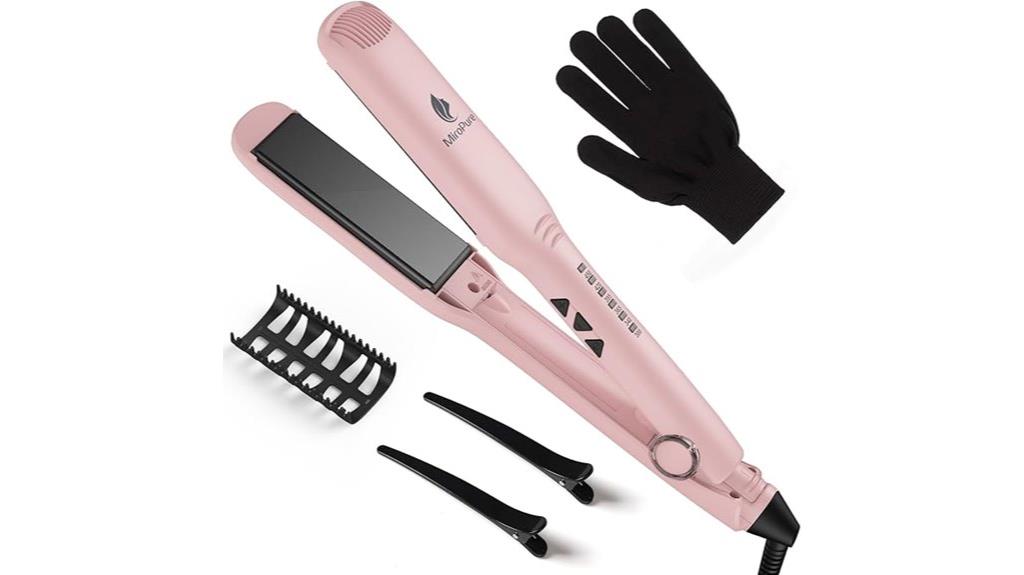 small flat iron with ceramic