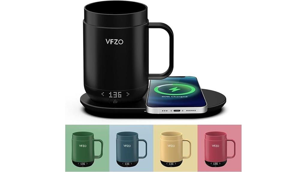 smart mug with led display