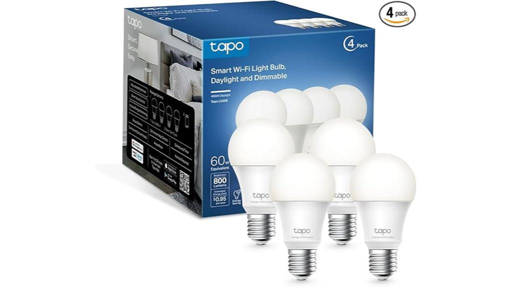 smart tapo light bulb pack