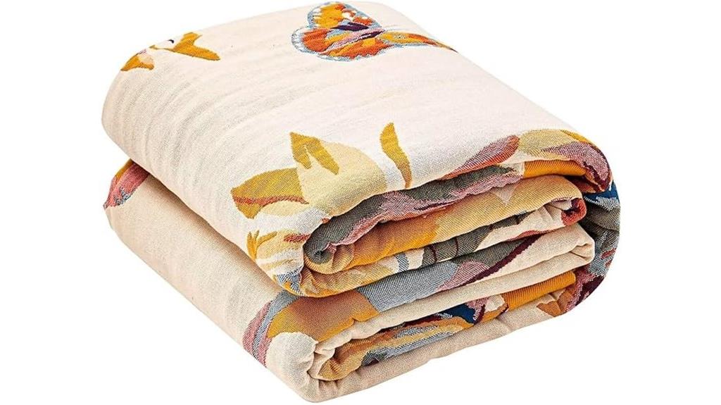 soft cotton boho throw