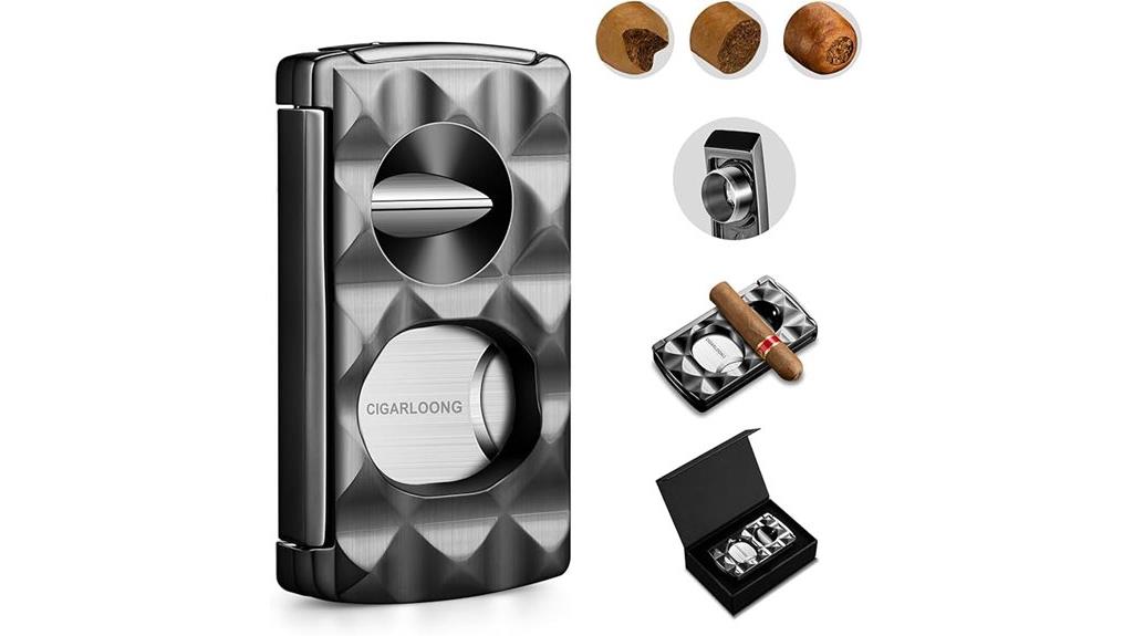 stainless steel cigar cutter