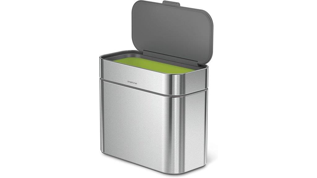stainless steel compost bin