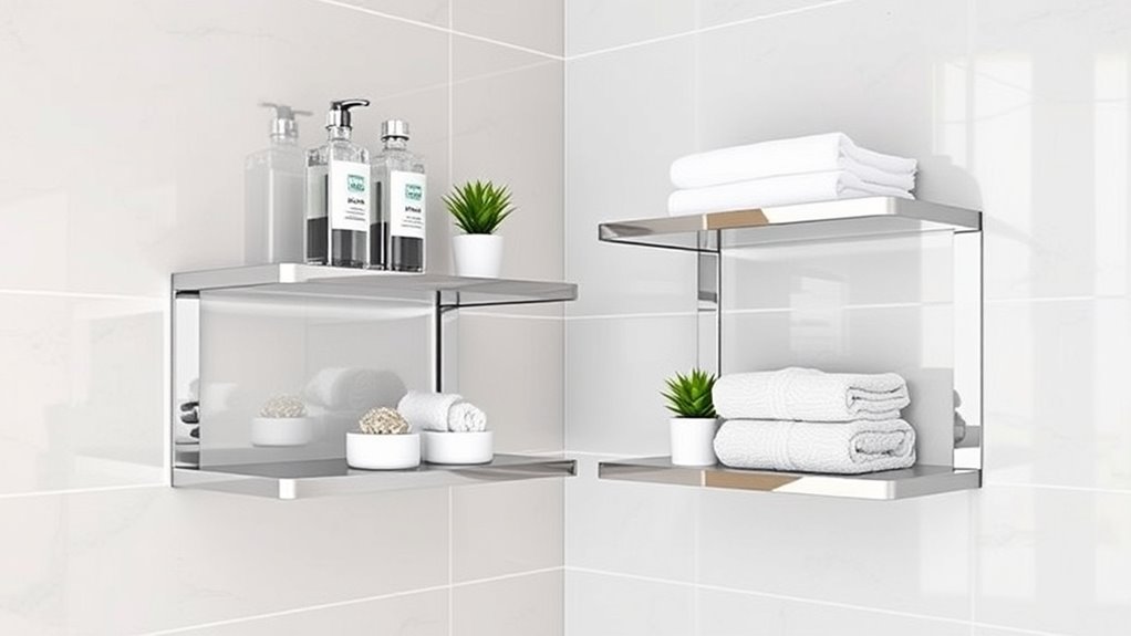 stainless steel shower shelf considerations