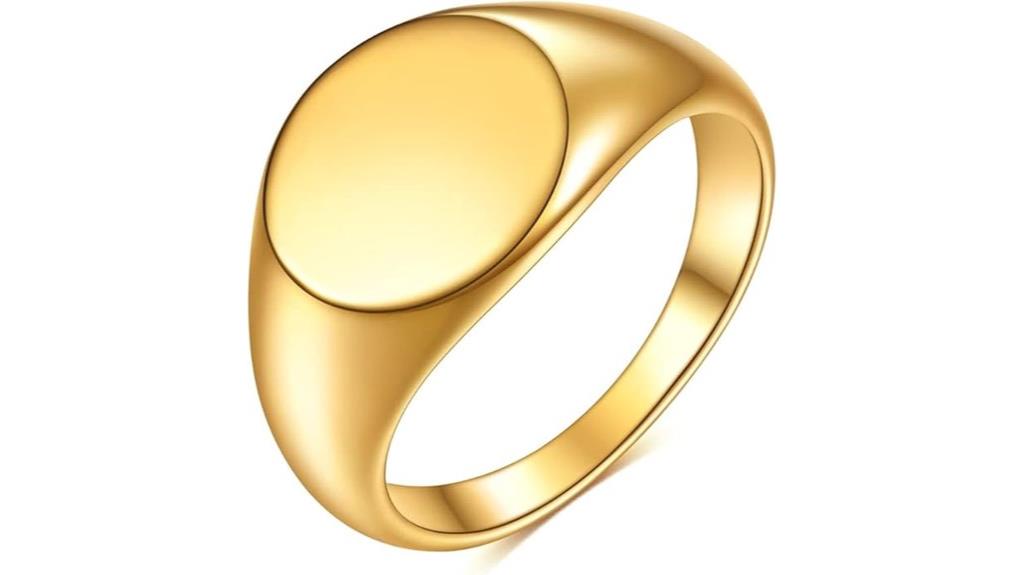 stainless steel wedding ring