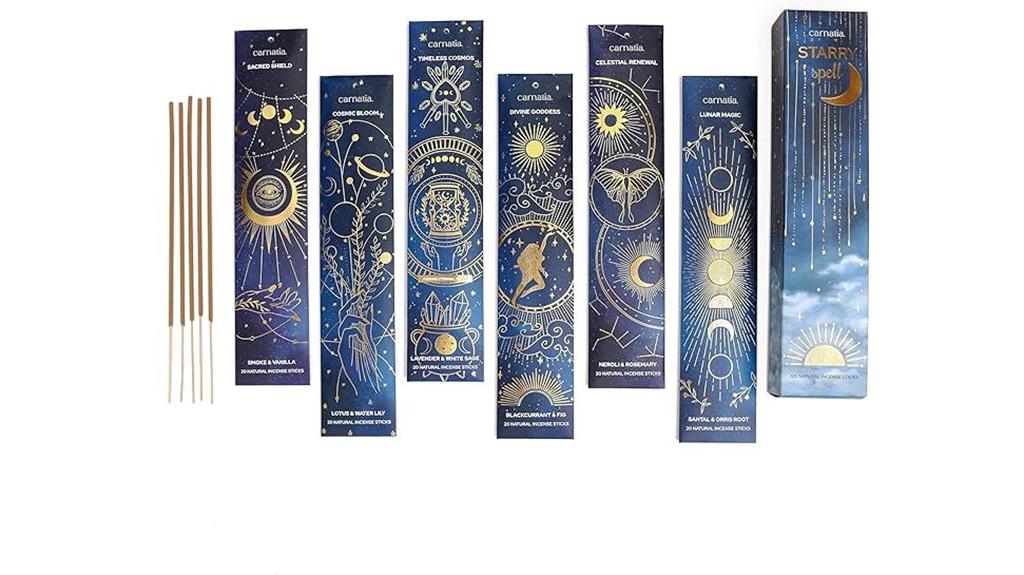 starry incense stick set