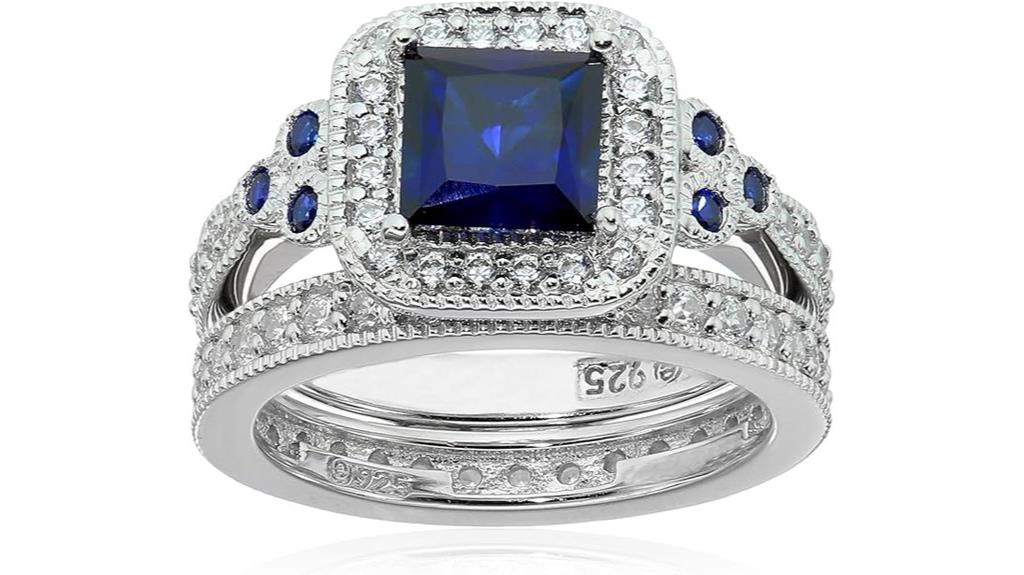 sterling silver cubic zirconia