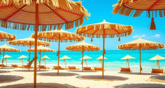 stylish beach umbrella selection