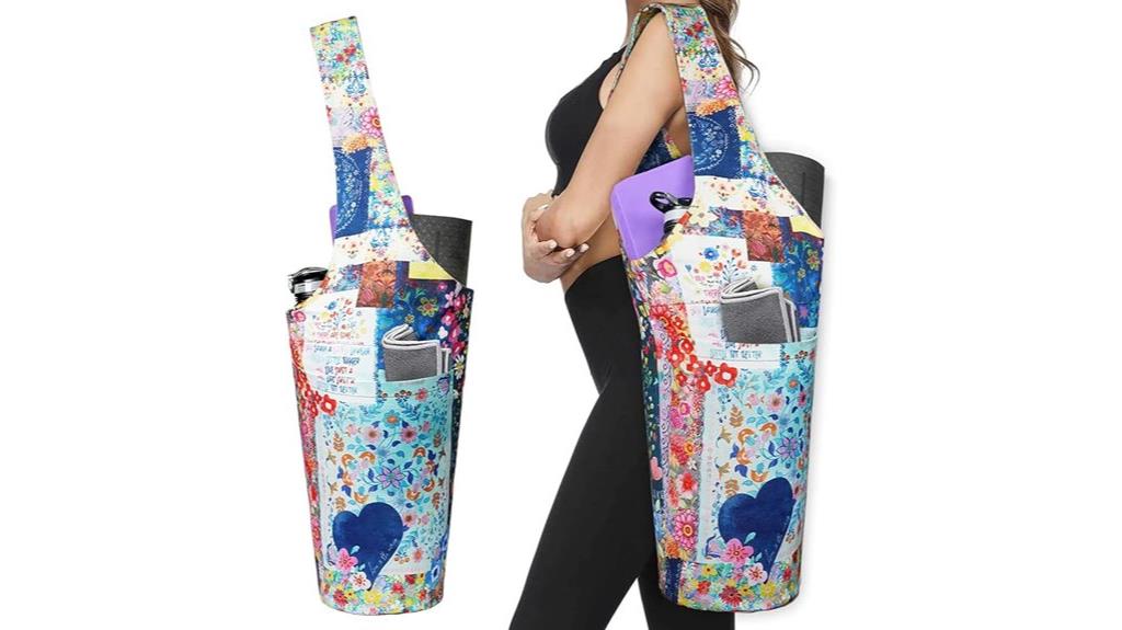 stylish mat bag with pockets