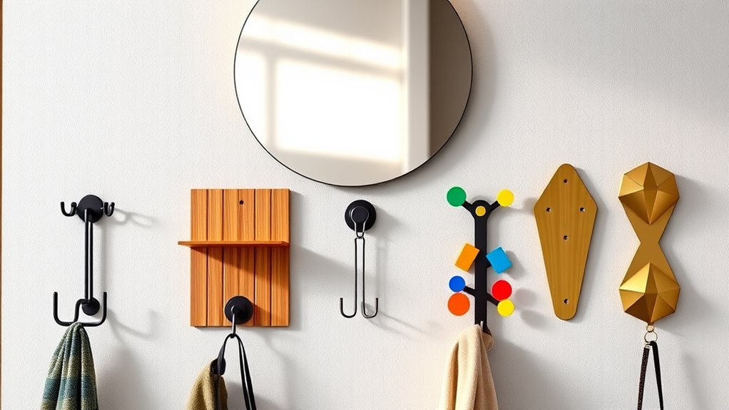 stylish space saving coat racks