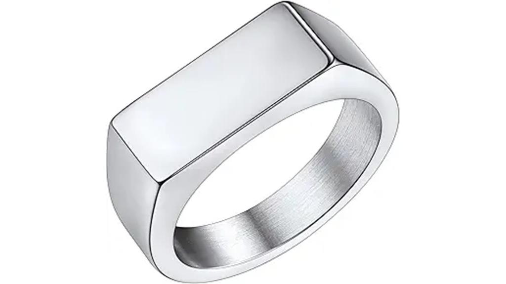 stylish stainless steel ring