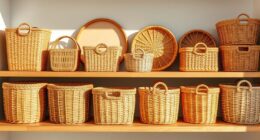 stylish wicker storage baskets