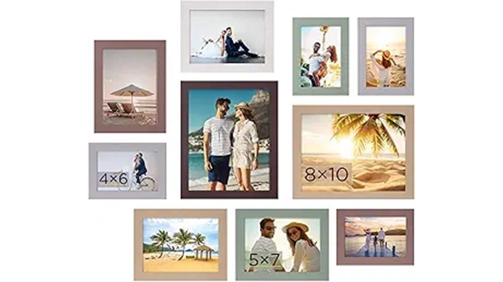 ten pack collage frames