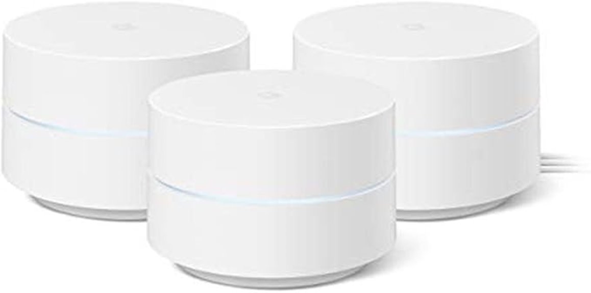 three unit google mesh wifi