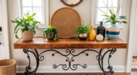 top 12 stylish boho console tables