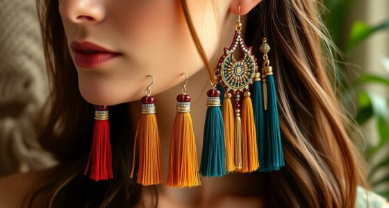 top boho tassel earrings