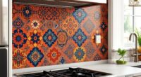 top peel and stick boho backsplash ideas