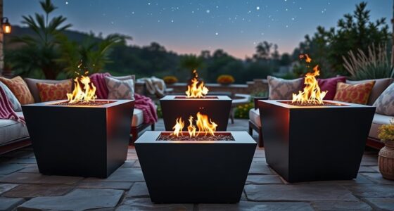 top propane fire pit tables