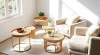 top rattan side tables