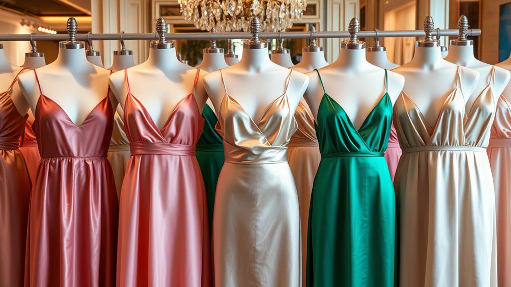 top satin dress picks