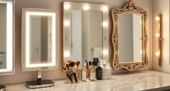 top vanity mirror lights