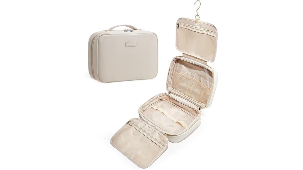 travel toiletry bag with hook