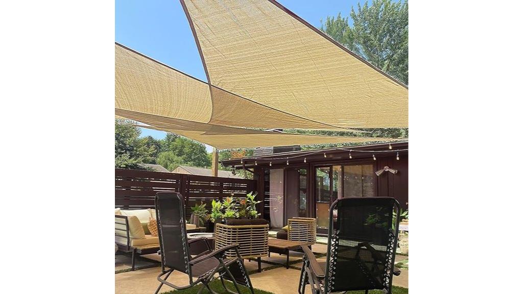 triangle sun shade sail