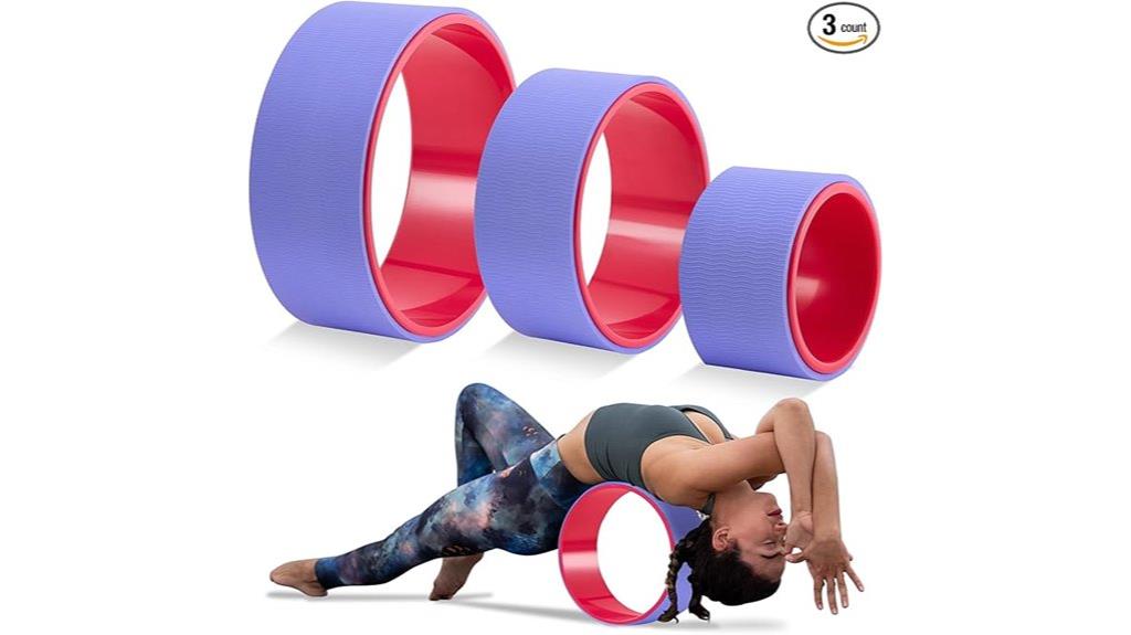 triple abs yoga wheel set