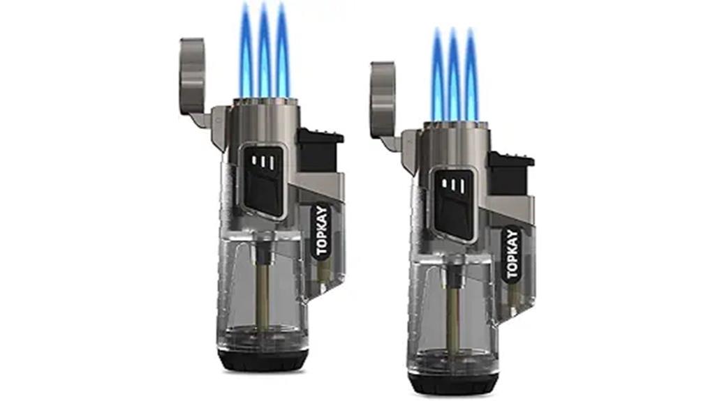 triple jet flame lighters