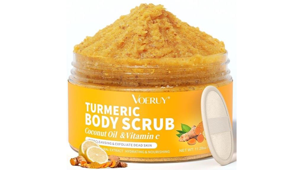 turmeric coconut vitamin scrub