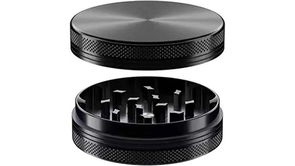 two layer aluminum grinder