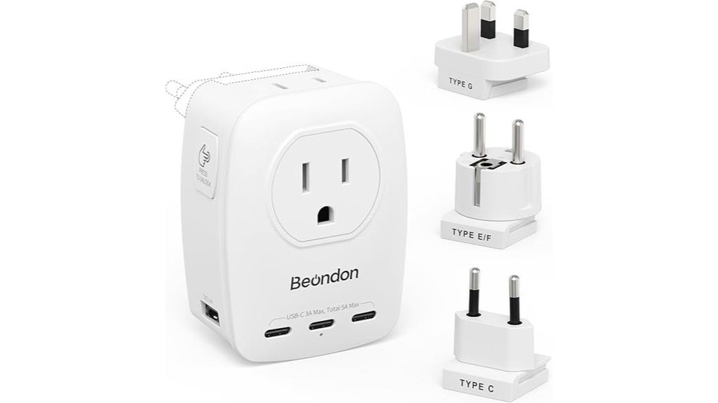 universal european travel adapter
