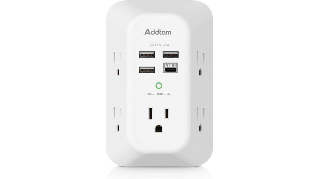usb wall charger surge protector