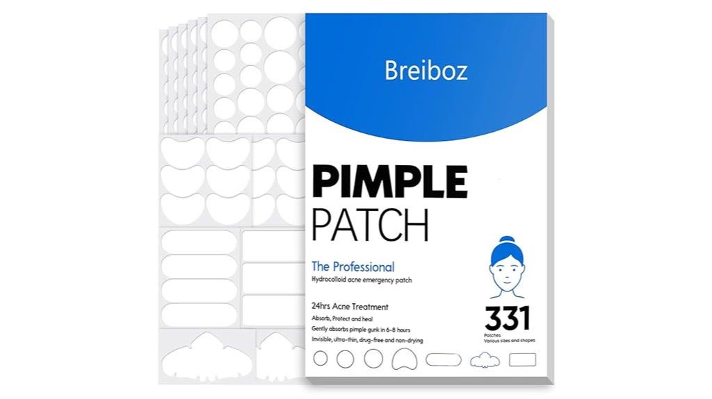 variety of acne patches