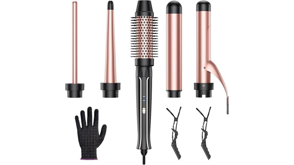 versatile curling wand kit