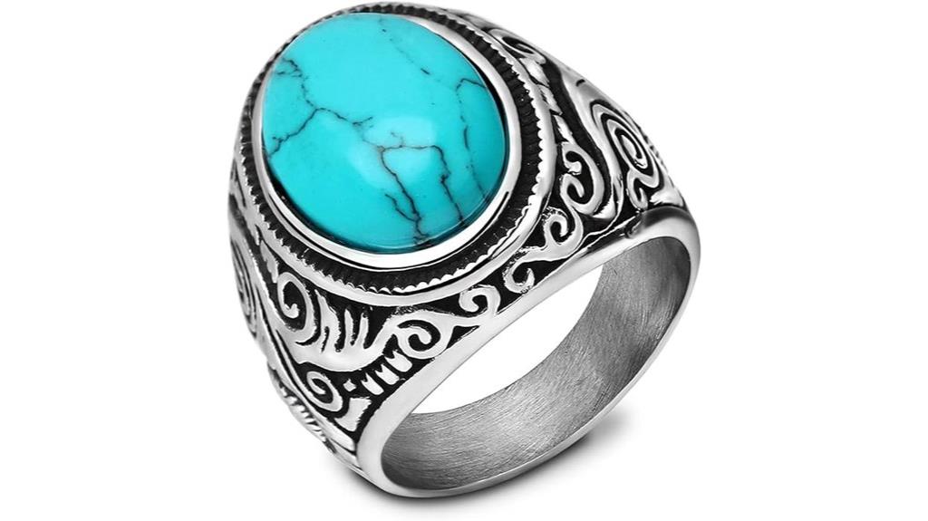 vintage men s stone rings