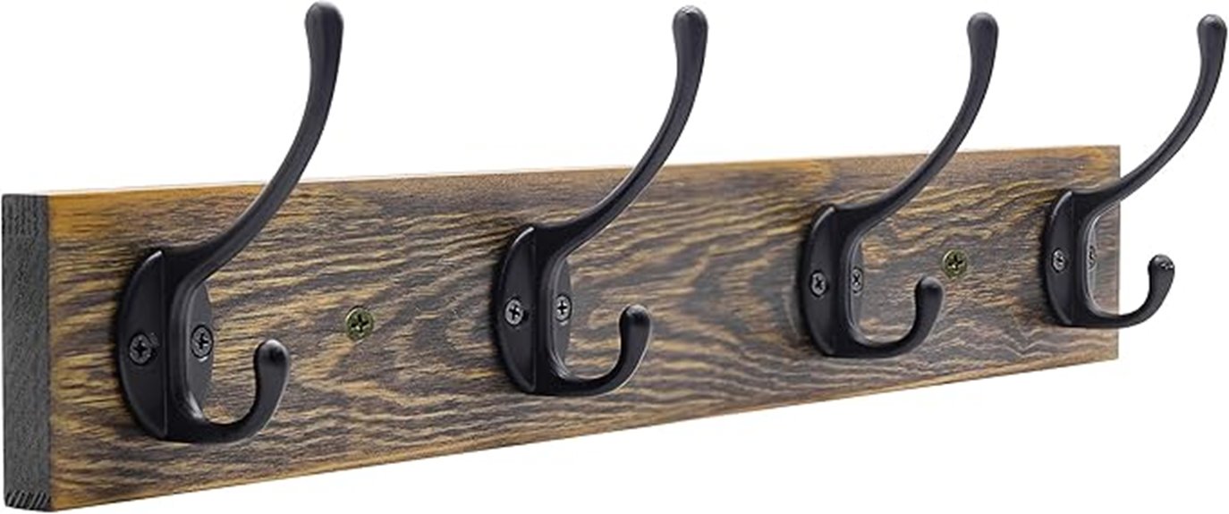 wall mounted coat rack