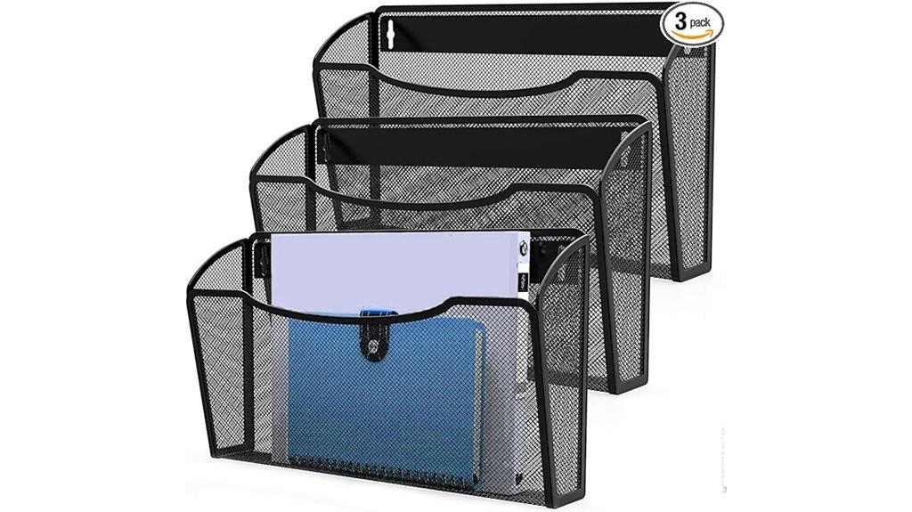 wall mounted mail organizer
