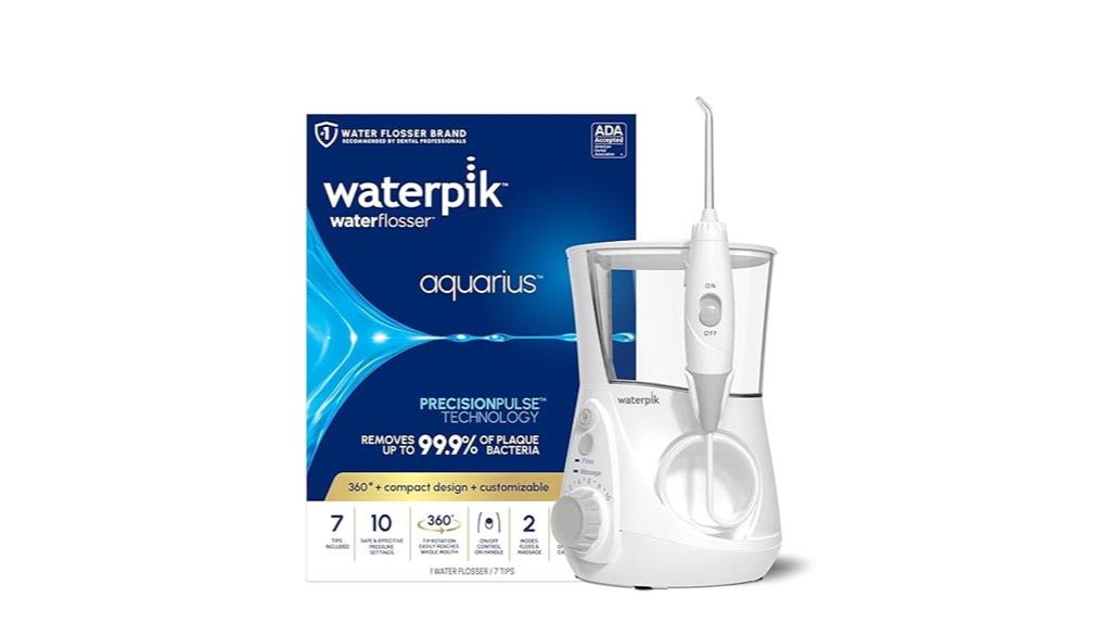water flosser with multiple settings